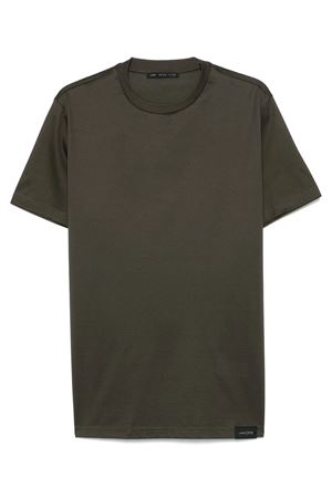 Green cotton jersey T-shirt LOW BRAND | L1TSS256539M017